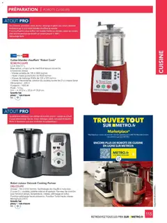 METRO - Prévisualisation de METRO - CHR Équipement valide à partir de 01.01.2025 | Page: 115 | Produits: Couteau, Blender, Poids, Robot