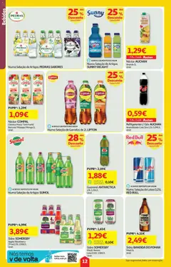 Pré-visualização Minipreço folheto válido de 16.04.2026 | Página: 12 | Produtos: Refrigerante, Açai, Maça, Somersby