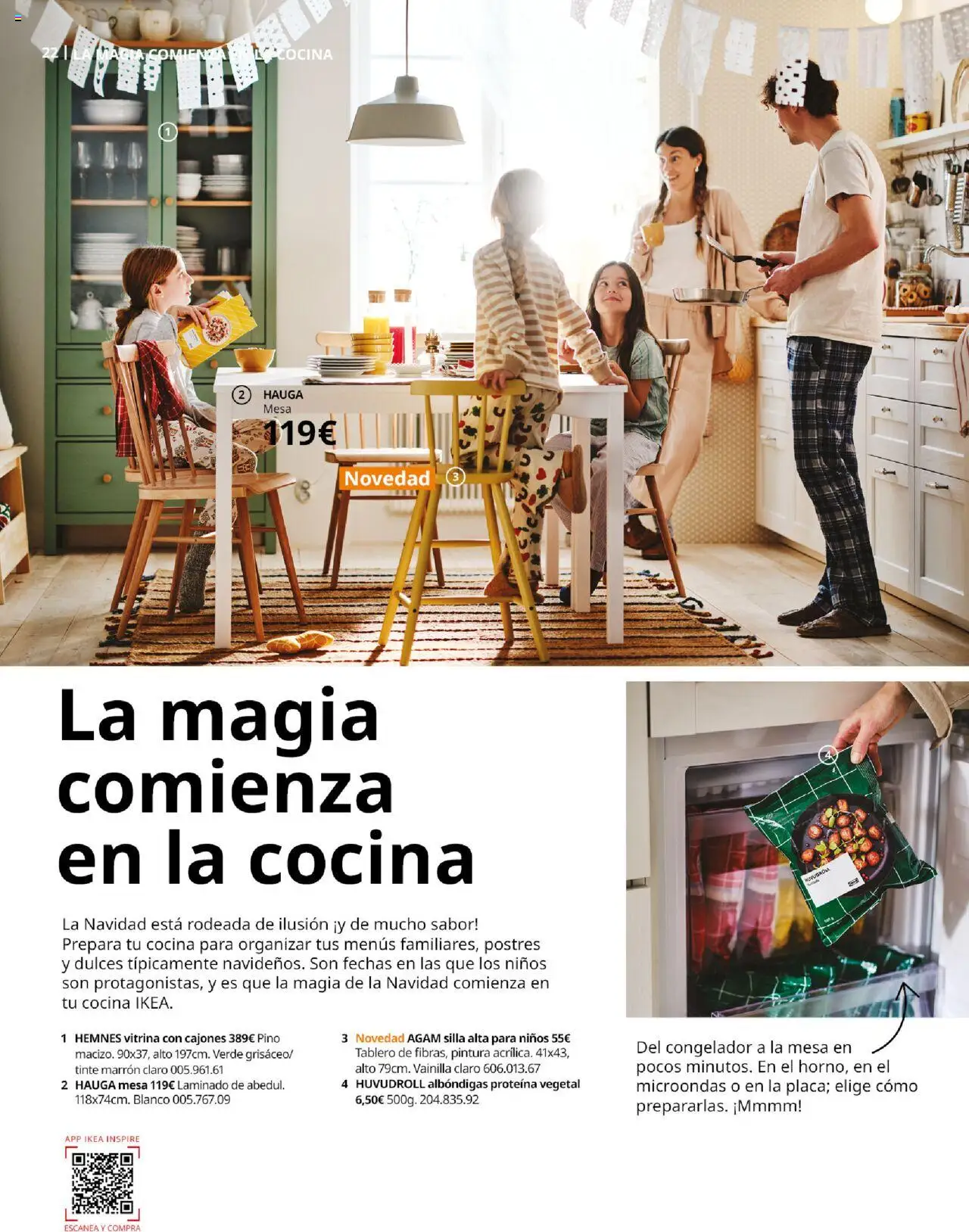 Catálogo IKEA Family │ válido desde el 01.10.2025 | Página: 22 | Productos: Tinte, Mesa, Silla, Silla alta para niños