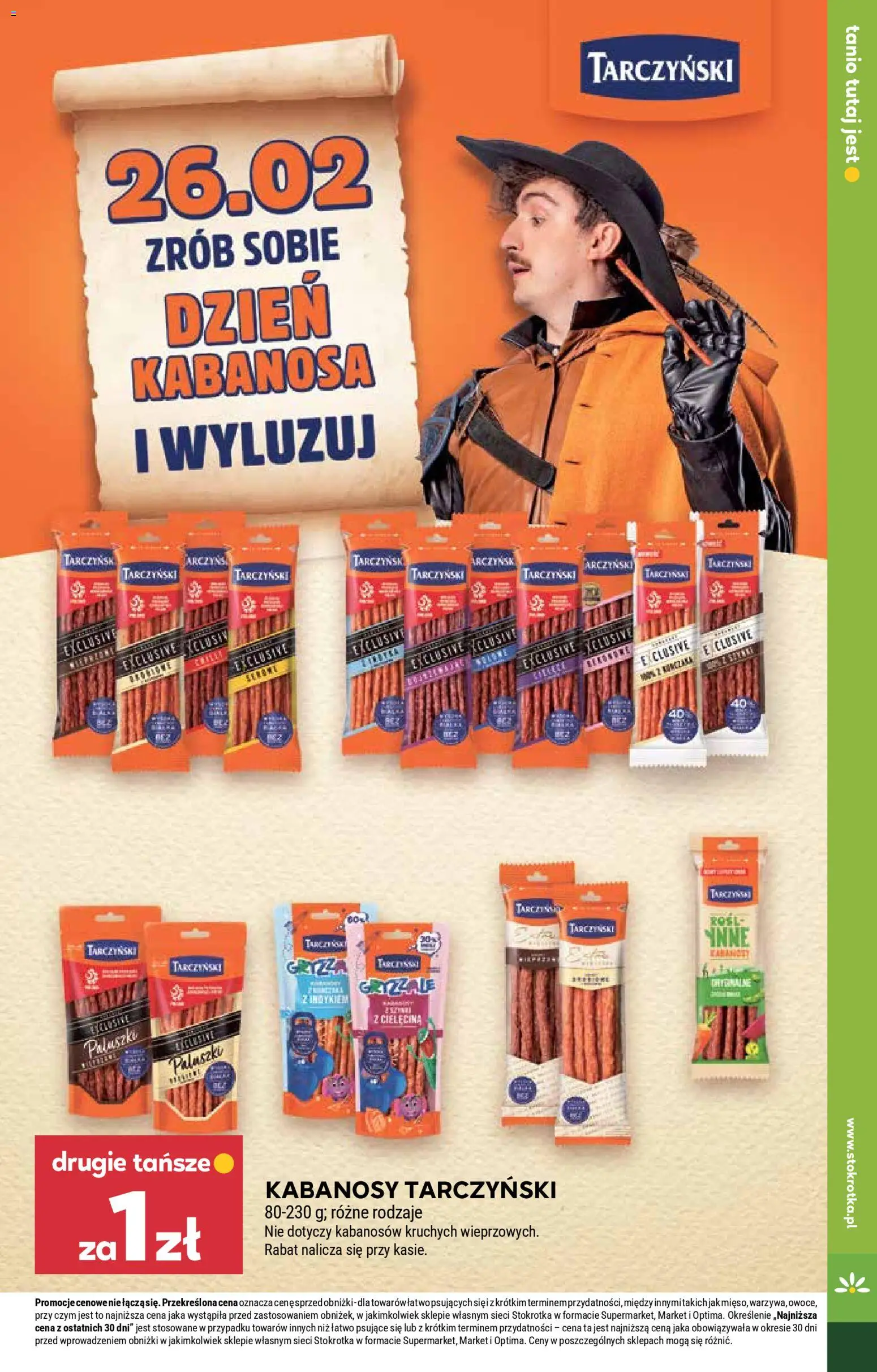 Stokrotka Gazetka od 26.02.2026 | Strona: 11 | Produkty: Stokrotka, Kabanosy, Paluszki