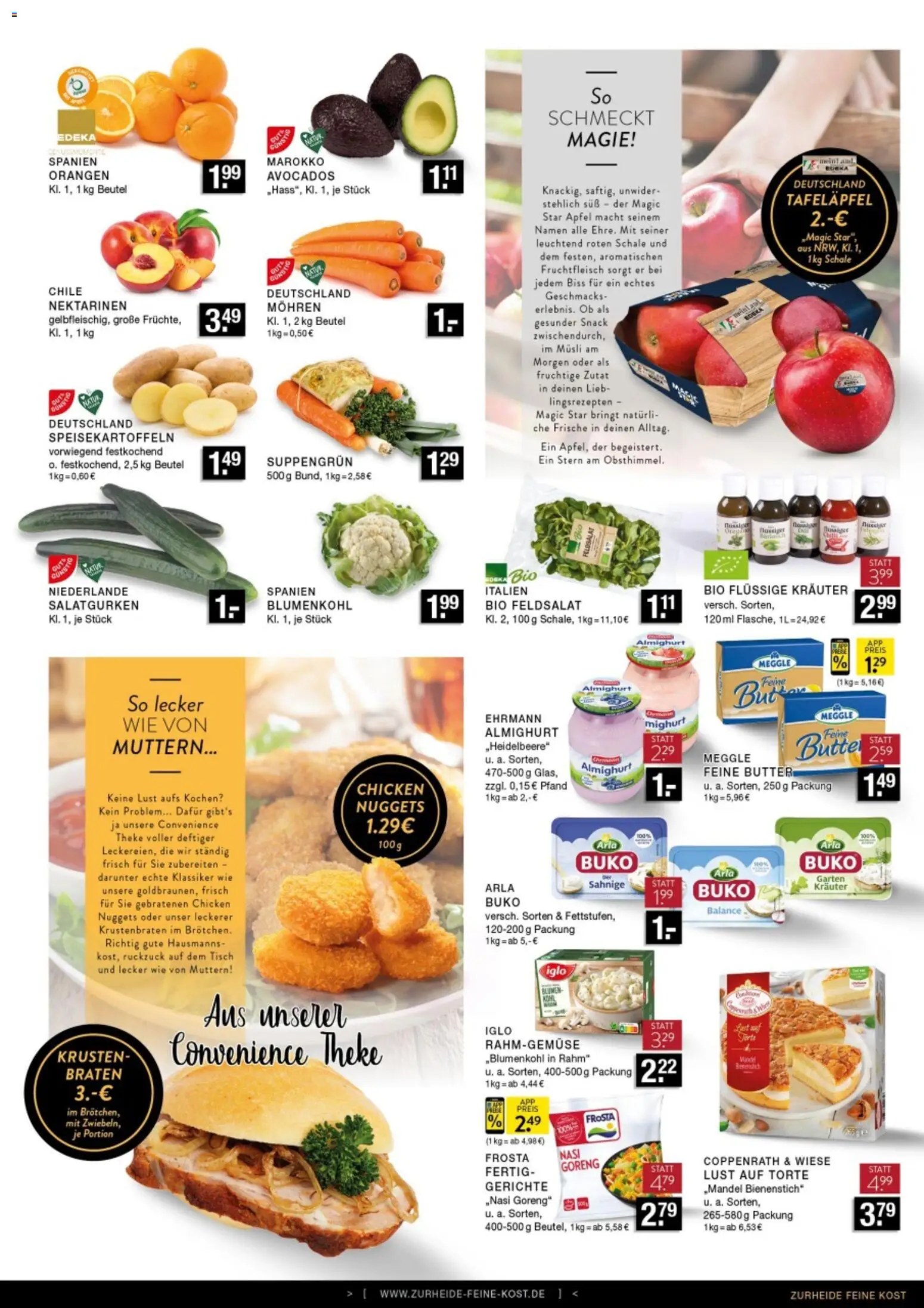 Edeka Zurheide Prospekt 	 – gültig ab 23.02.2026 | Seite: 5 | Produkte: Tisch, Iglo, Blumen, Mohren