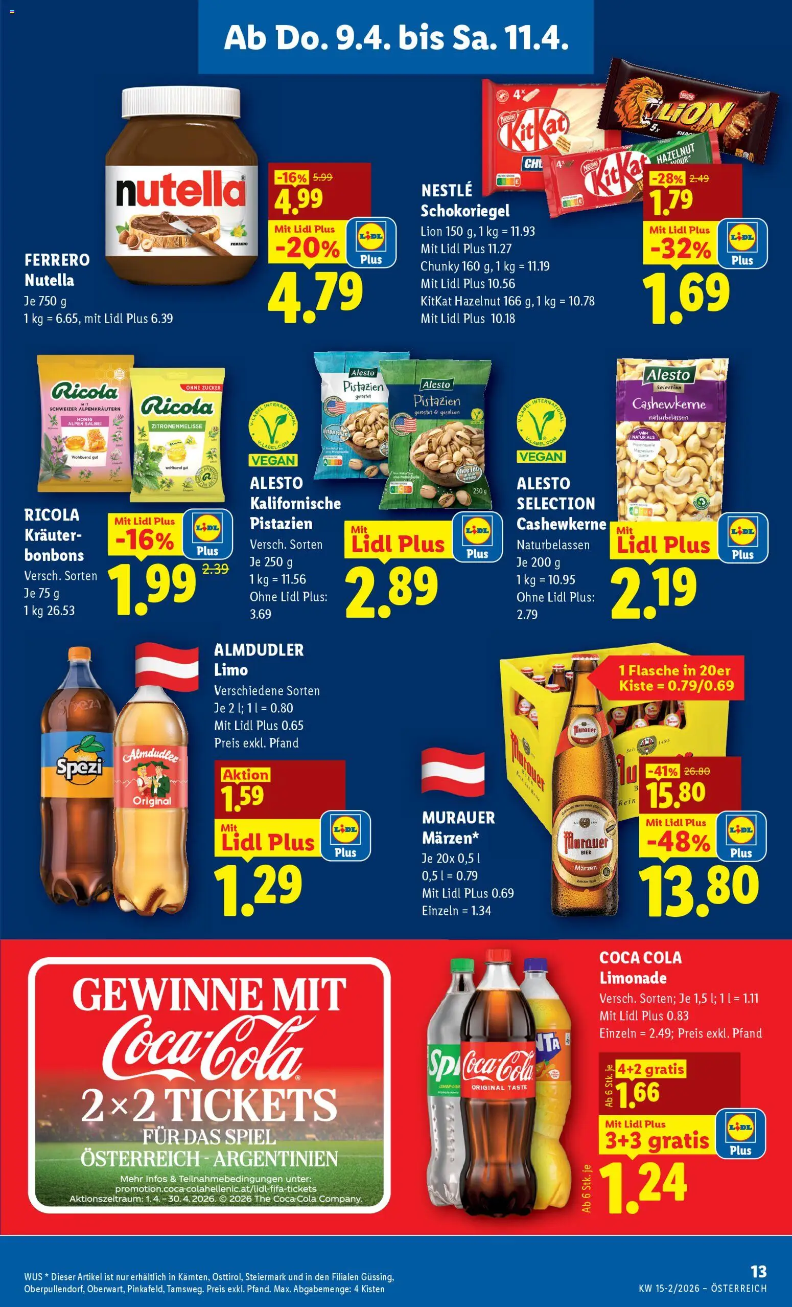 Lidl Flugblatt - Oberpullendorf, Güssing, Oberwart gültig ab 08.04.2026 | Seite: 15 | Produkte: Zucker, Spiel