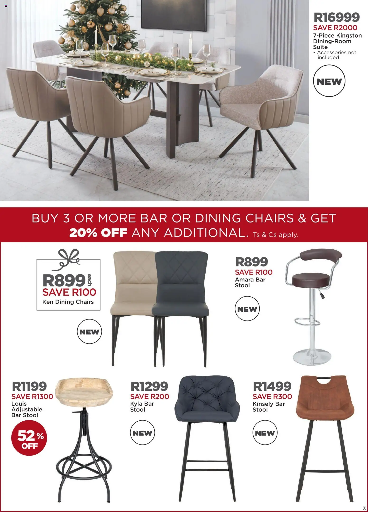 New House and Home catalogue – valid from 17.11.2025 | Page: 7 | Products: Stool, Bar stool