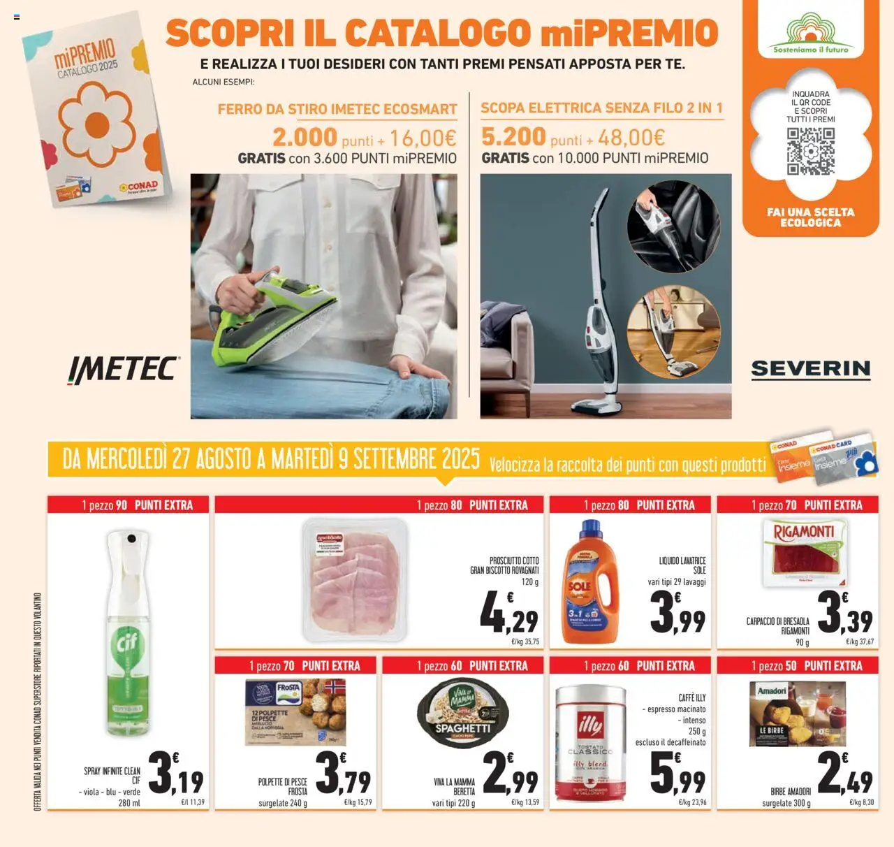 Volantino Conad del 27.08.2025 | Pagina: 38 | Prodotti: Pasta, Lavatrice, Scopa, Macinato