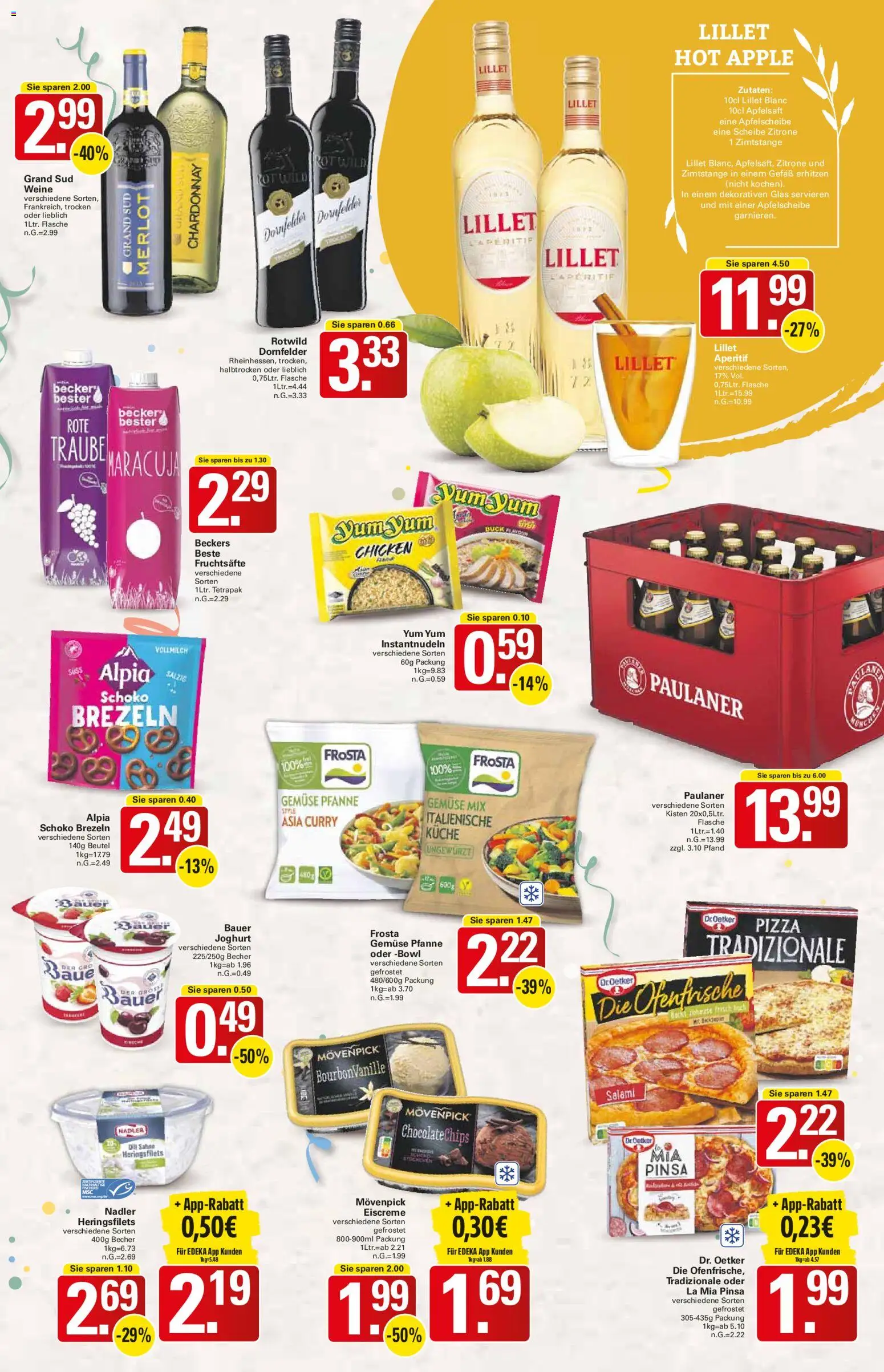 WEZ Prospekt – gültig ab 10.11.2025 | Seite: 3 | Produkte: Joghurt, Eiscreme, Frosta, Lillet