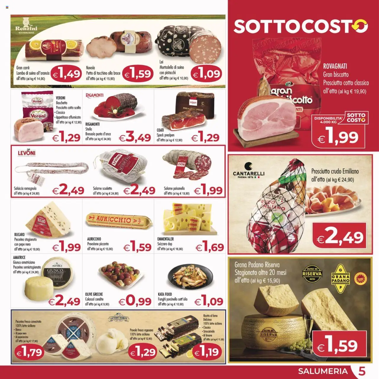 Volantino MerSi Supermercati del 10.09.2025 | Pagina: 5 | Prodotti: Pepe, Olive, Prosciutto, Pistacchi