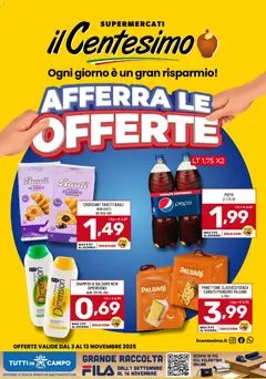 Anteprima del volantino Volantino Il Centesimo	 valido a partire dal 03.11.2025
