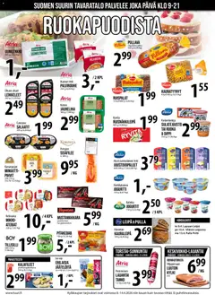Tuuri-mainoslehti voimassa 08.04.2026 alkaen | Sivu: 7 | Tuotteet: Jogurtti, Leipä, Kreikkalainen jogurtti, Pulla