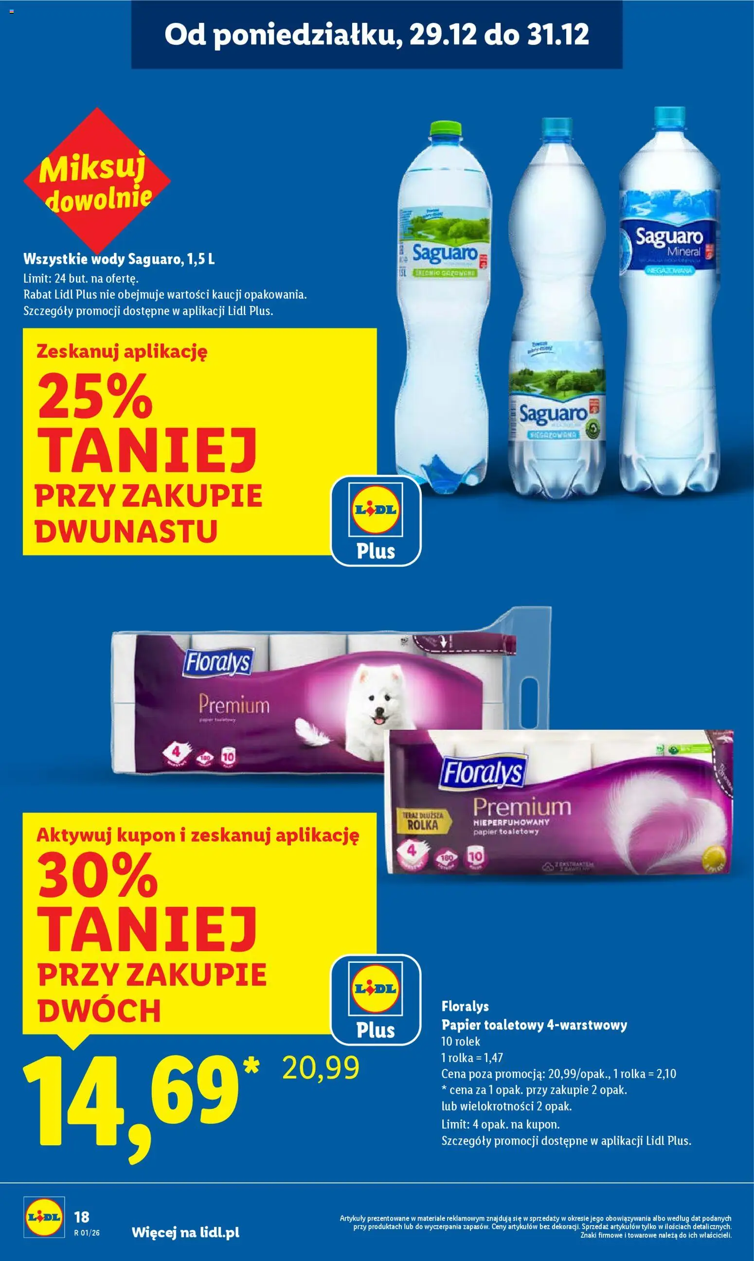 Lidl Gazetka od 29.12.2025 | Strona: 18 | Produkty: Papier toaletowy