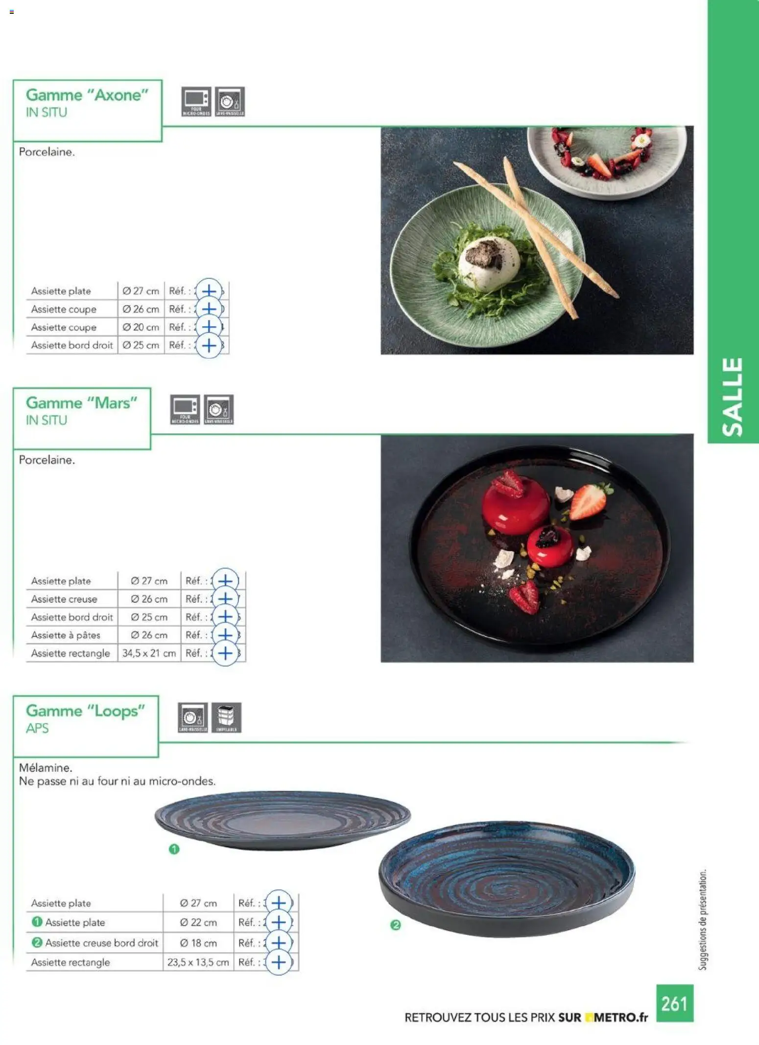 {H1} | Page: 261 | Produits: Four, Pâtes