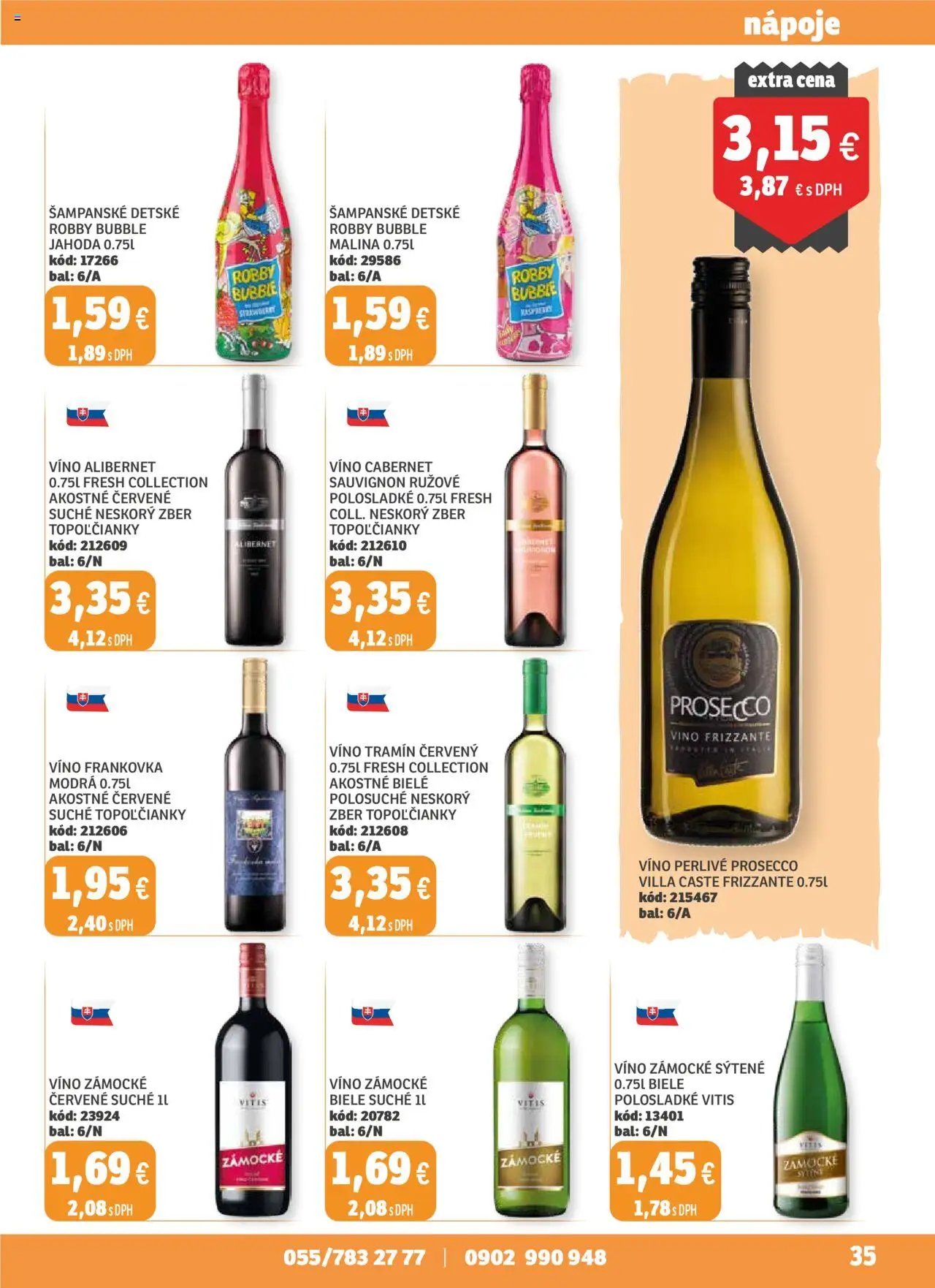 Labaš magazín │ platný od 25.07.2025 | Strana: 35 | Produkty: Víno, Prosecco, Šampanské