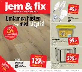 Jem & Fix - erbjudanden - Förhandsvisning av reklamblad från butik Jem & Fix aktuell från 05.10.2025