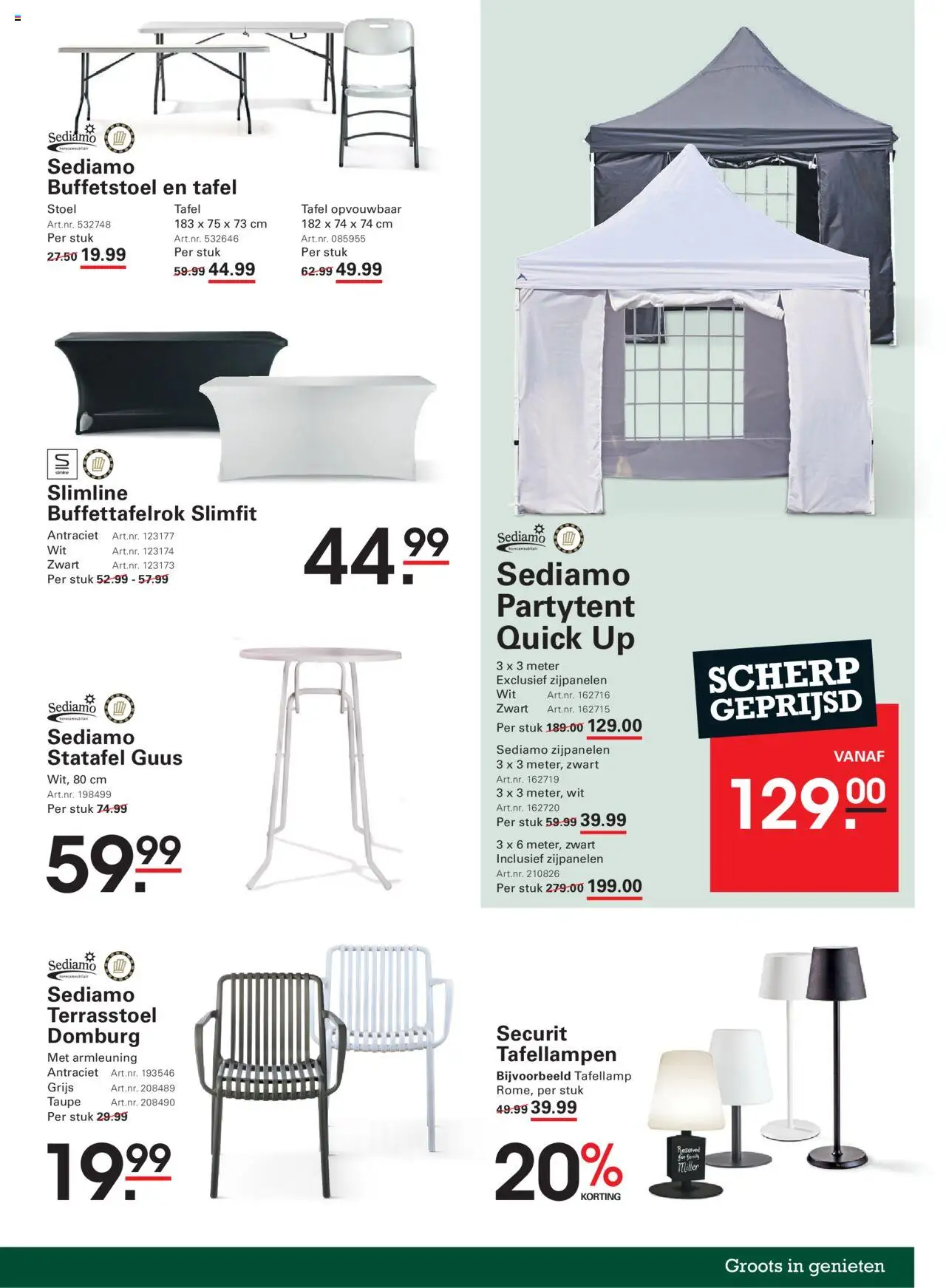  | Pagina: 3 | Producten: Tafel, Stoel