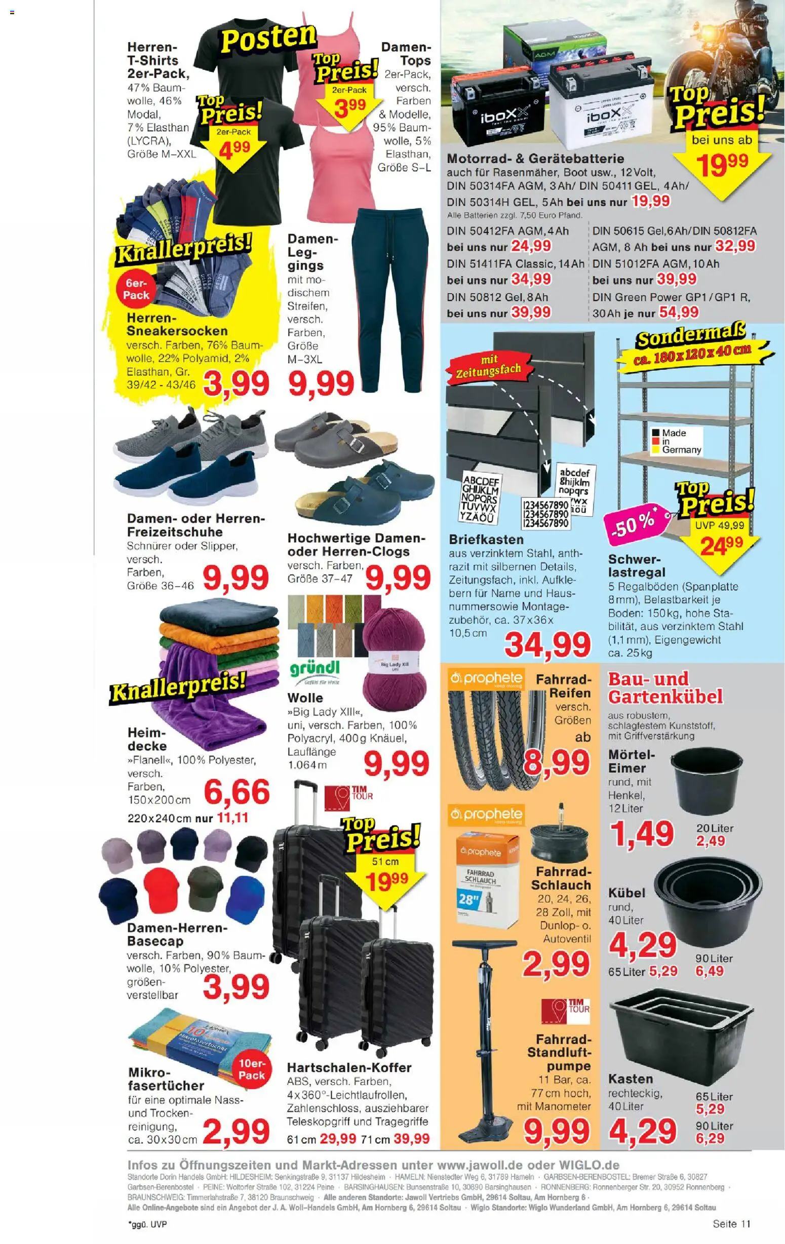 Wiglo Wunderland Prospekt – gültig ab 30.03.2026 | Seite: 15 | Produkte: Manometer, Decke, Batterien