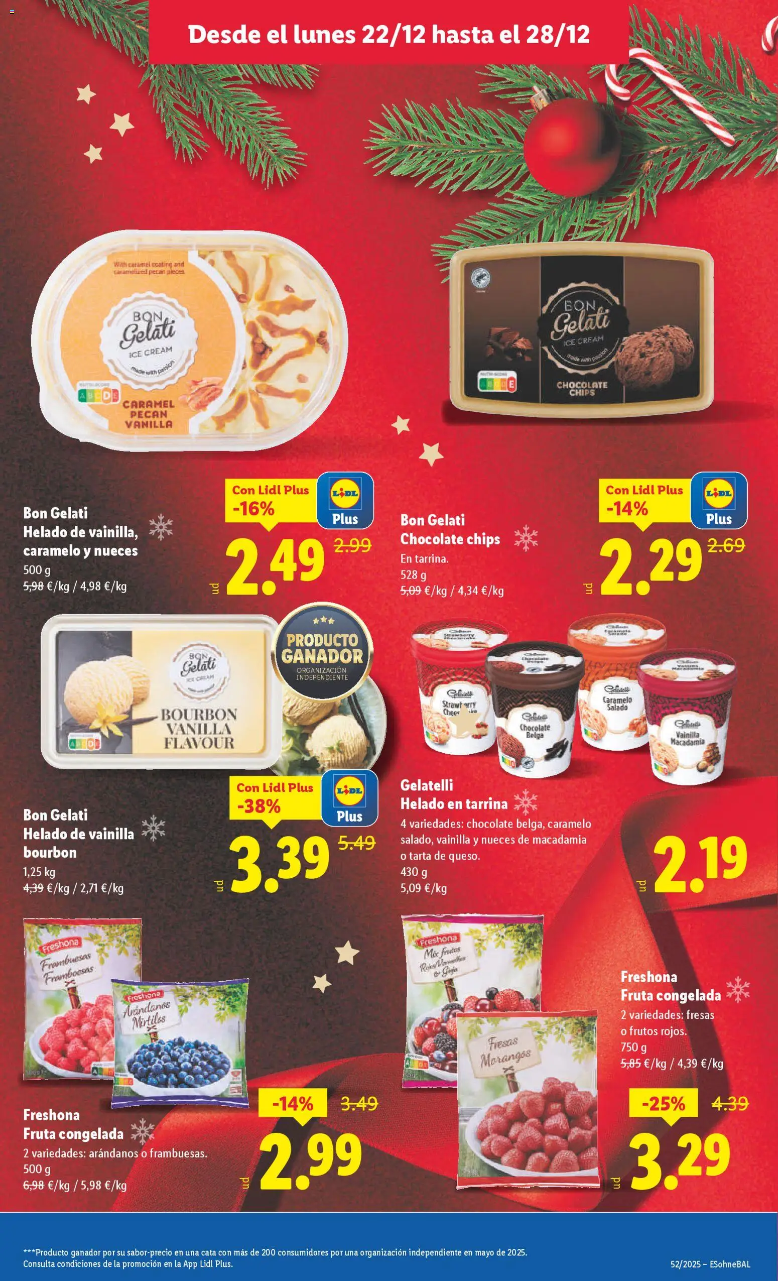 Lidl folleto │ válido desde el 22.12.2025 | Página: 31 | Productos: Chocolate, Fresas, Helado, Αφυγραντήρας