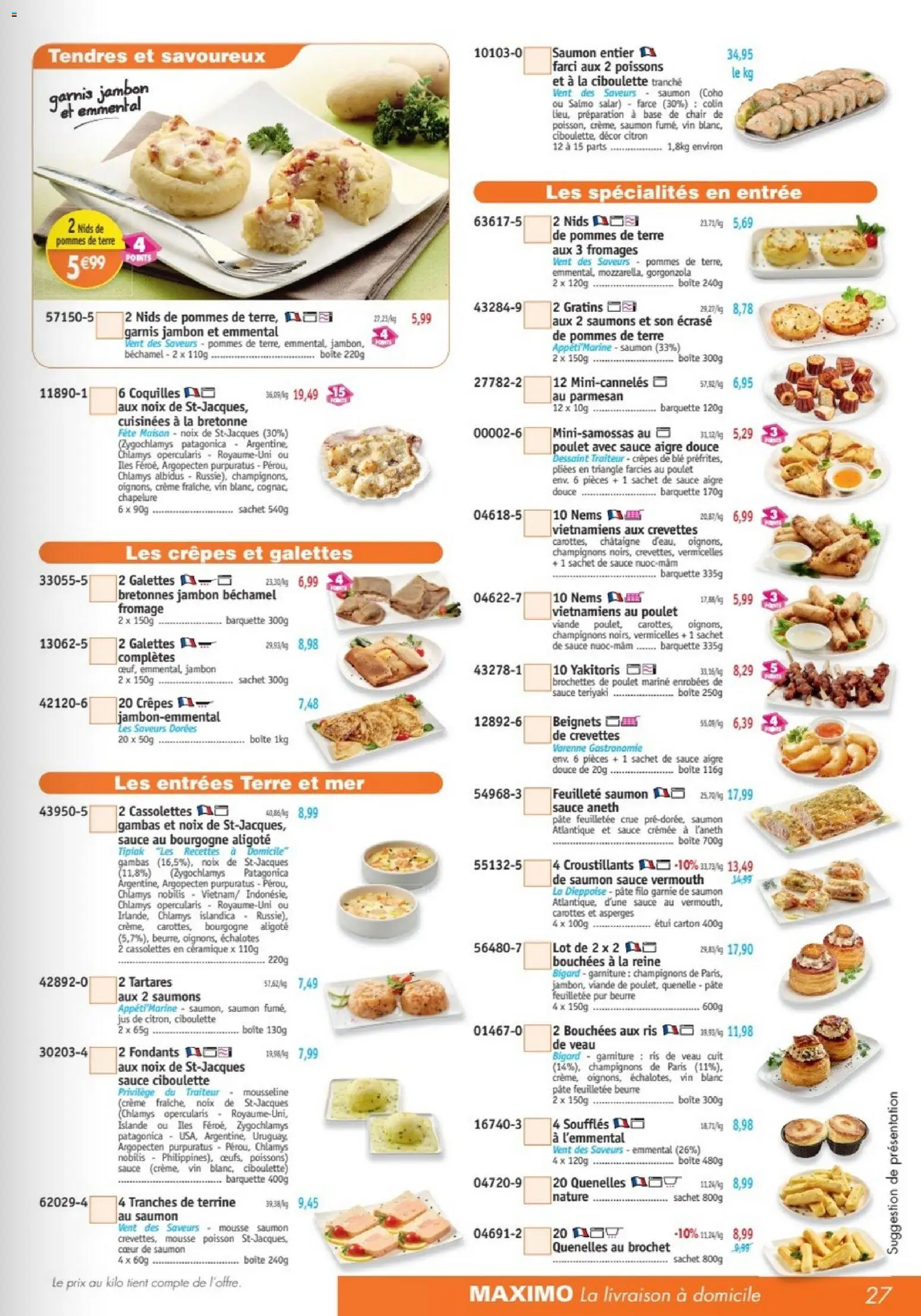 {H1} | Page: 27 | Produits: Mousse, Vermouth, Poisson, Chapelure