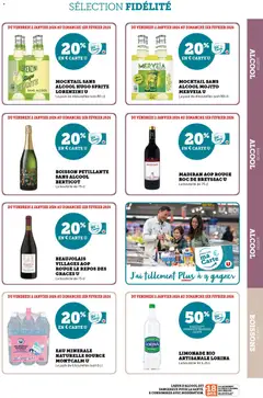 Super U - Prévisualisation de Super U - Ma sélection Carte U janvier valide à partir de 02.01.2026 | Page: 23 | Produits: Eau minérale, Alcool, Limonade, Eau minérale naturelle
