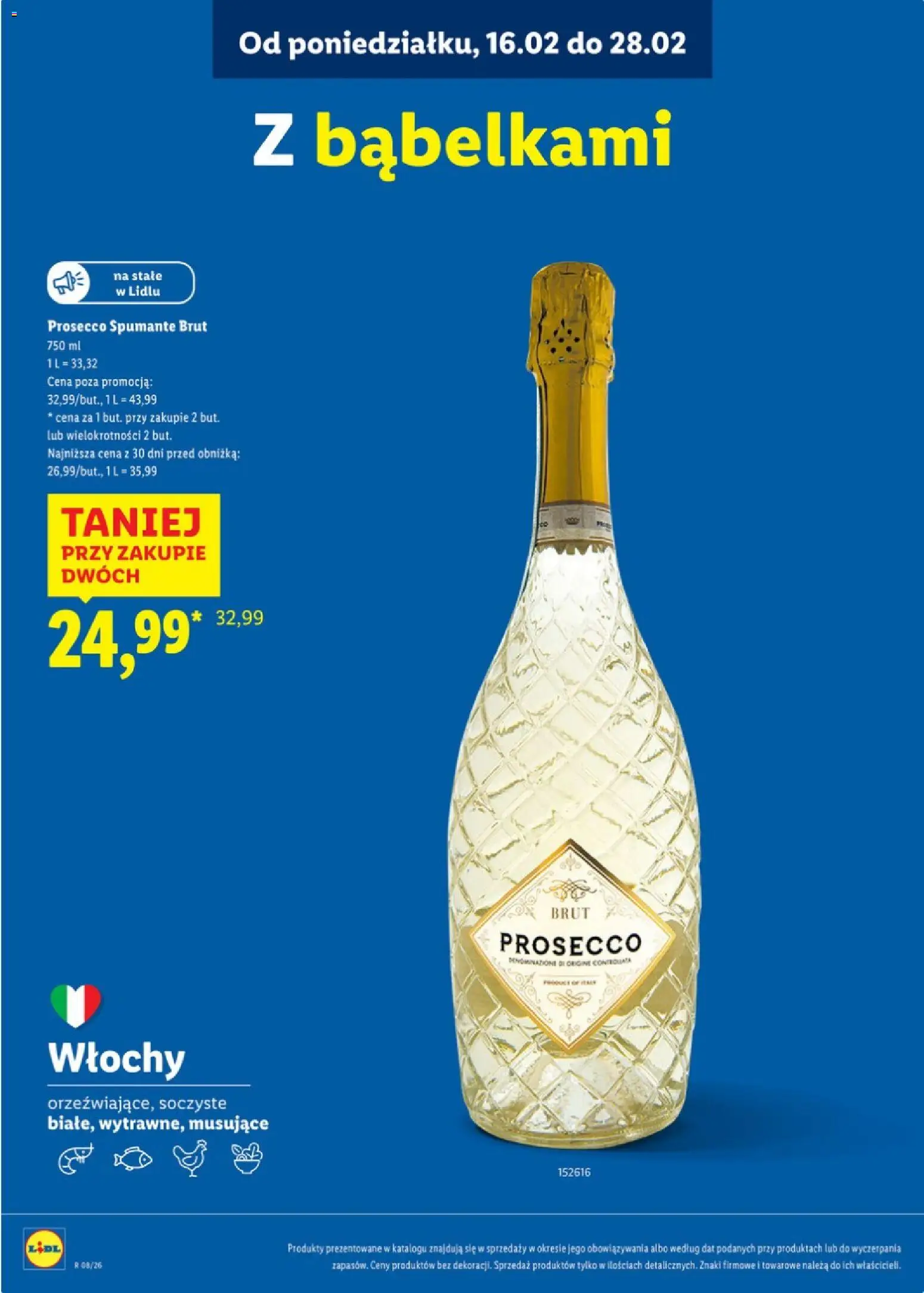 Lidl Polsko katalog - Karta win od 16.02.2026 | Strana: 7 | Produkty: Prosecco