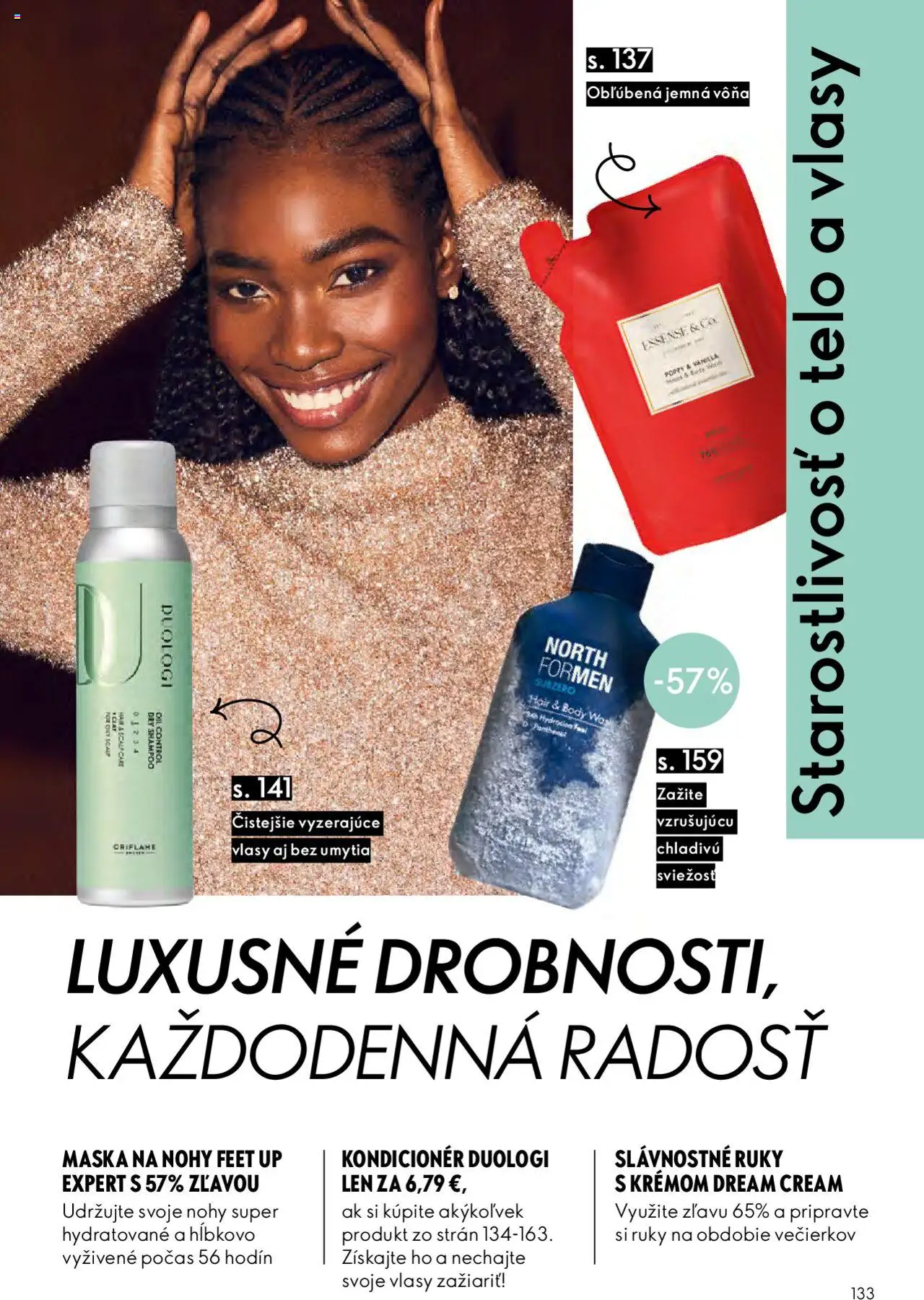 Nové Oriflame akcie – leták je platný od 12.11.2025 | Strana: 133 | Produkty: Kondicionér, Maska