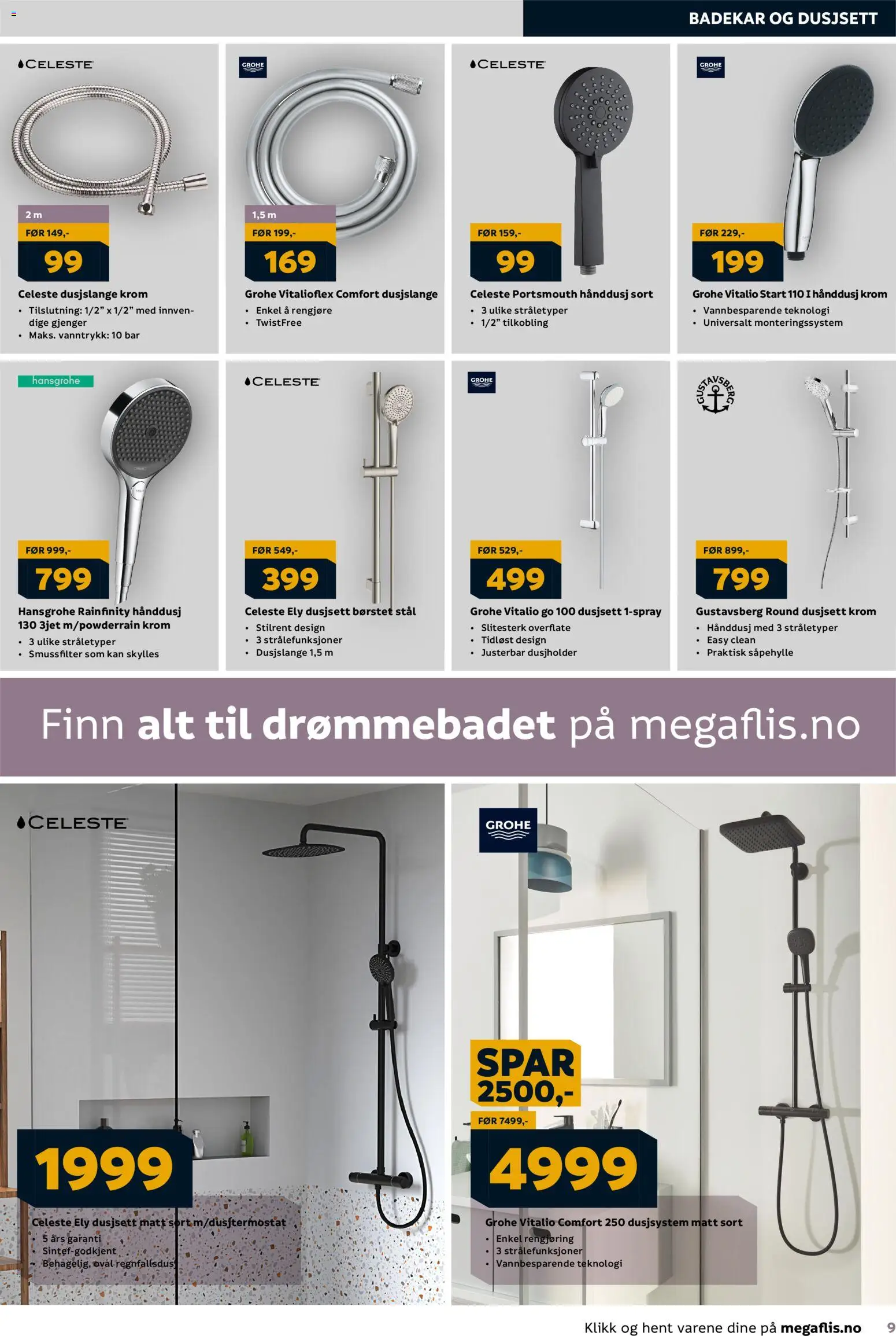 {H1} | Side: 9 | Produkter: Badekar