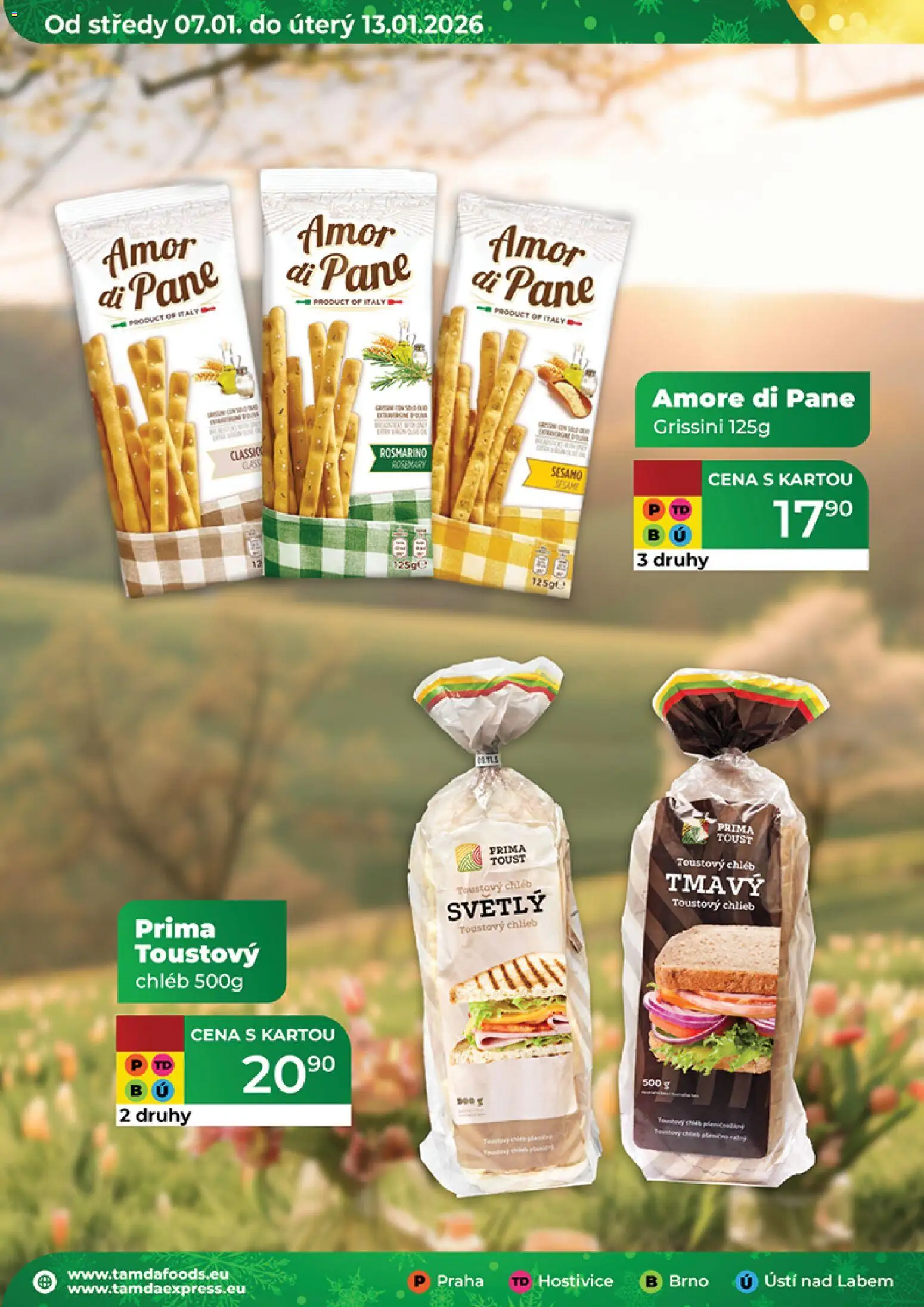 Tamda Foods leták od 07.01.2026 | Strana: 30 | Produkty: Chléb, Grissini, Toustový chléb