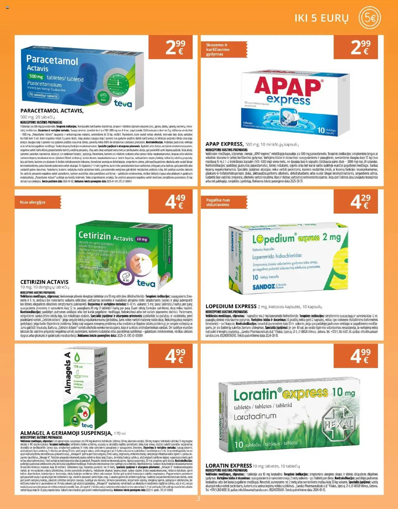 Gintarinė - Leidinys│galioja nuo 01.08.2025 | Puslapis: 3