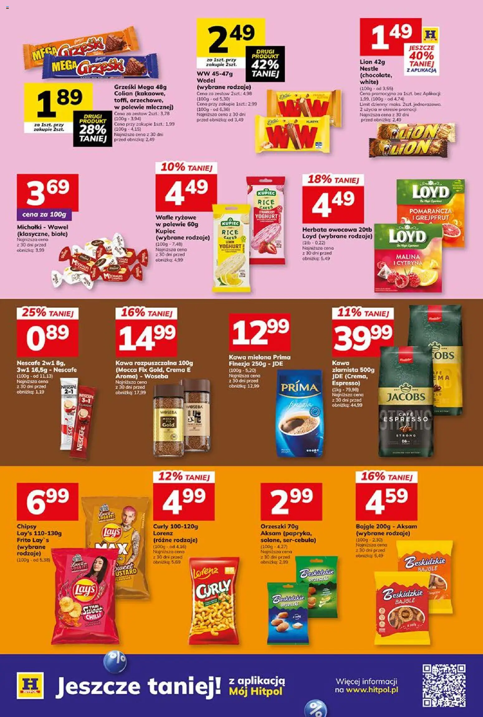 Hitpol Gazetka od 30.01.2026 | Strona: 9 | Produkty: Chipsy, Nescafe, Kawa, Herbata