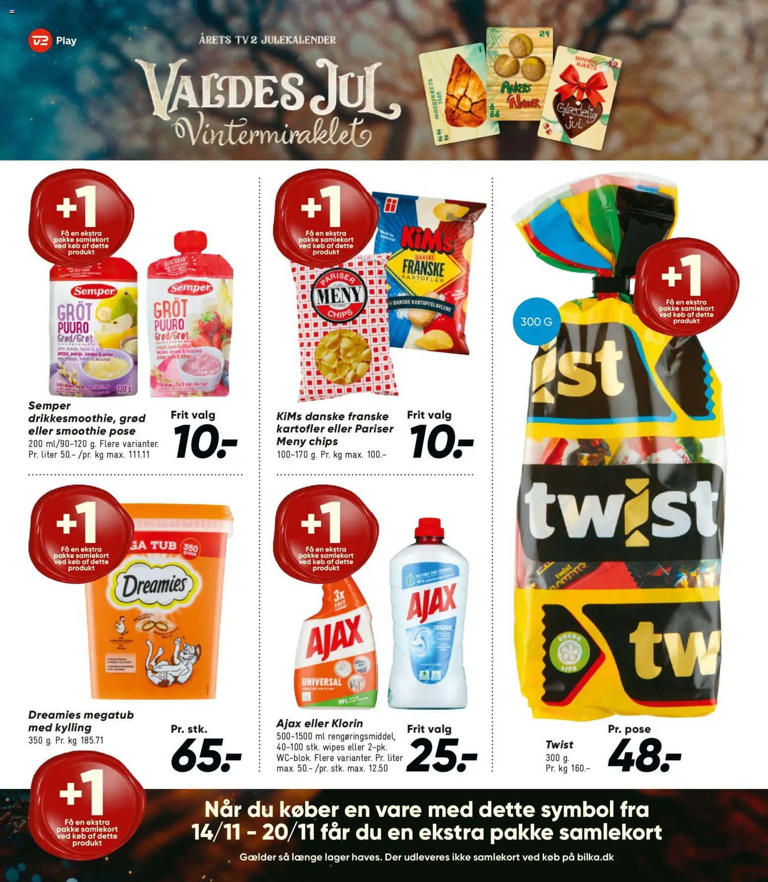 Bilka tilbudsavis – gyldig fra 14.11.2025 | Side: 16 | Produkter: Chips, Kartofler, Smoothie, Honning