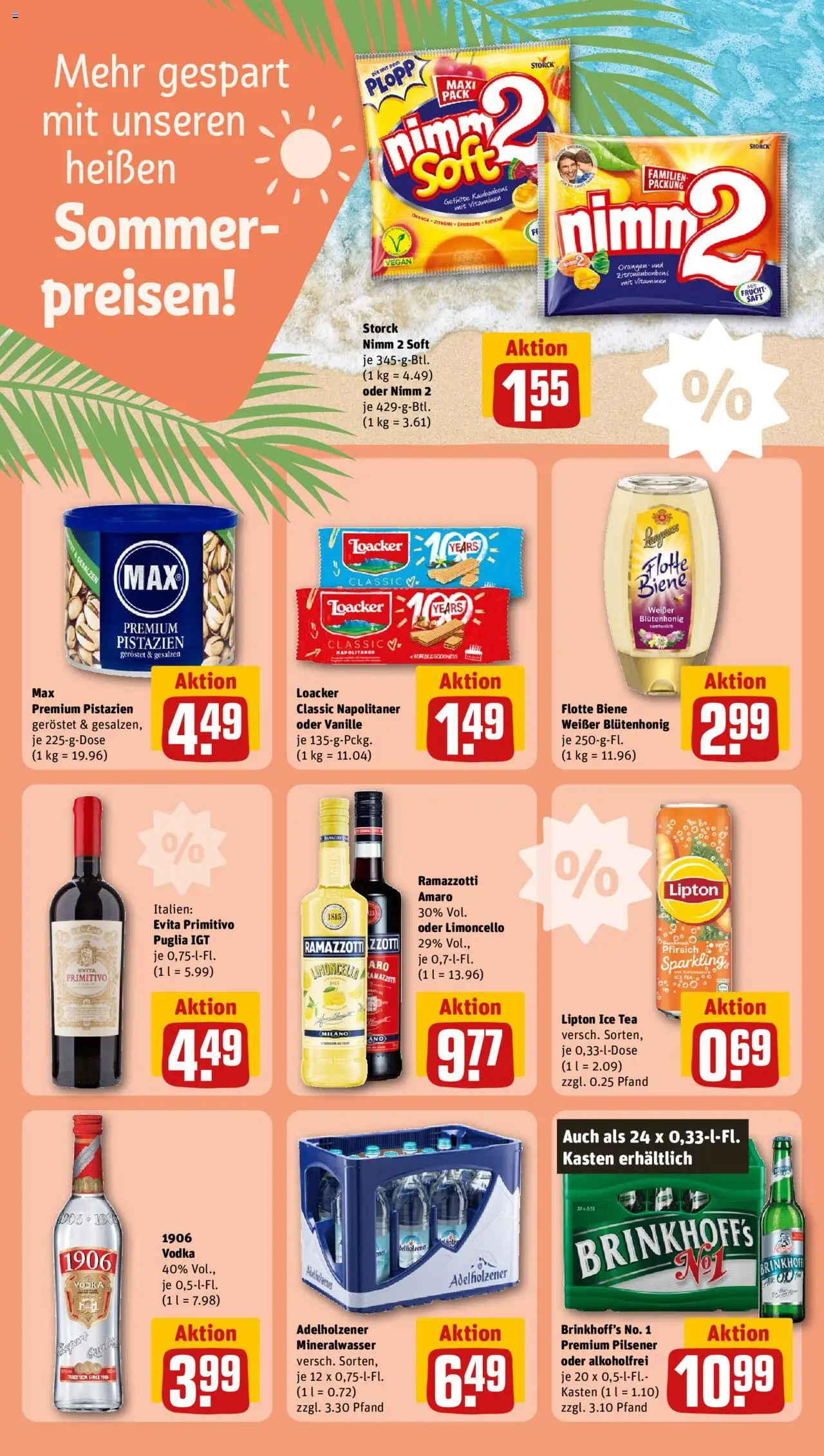 Rewe ihr Kaufpark Prospekt 	 - gültig ab dem 30.06.2025 | Seite: 20 | Produkte: Pistazien, Pfirsich, Limoncello, Vodka
