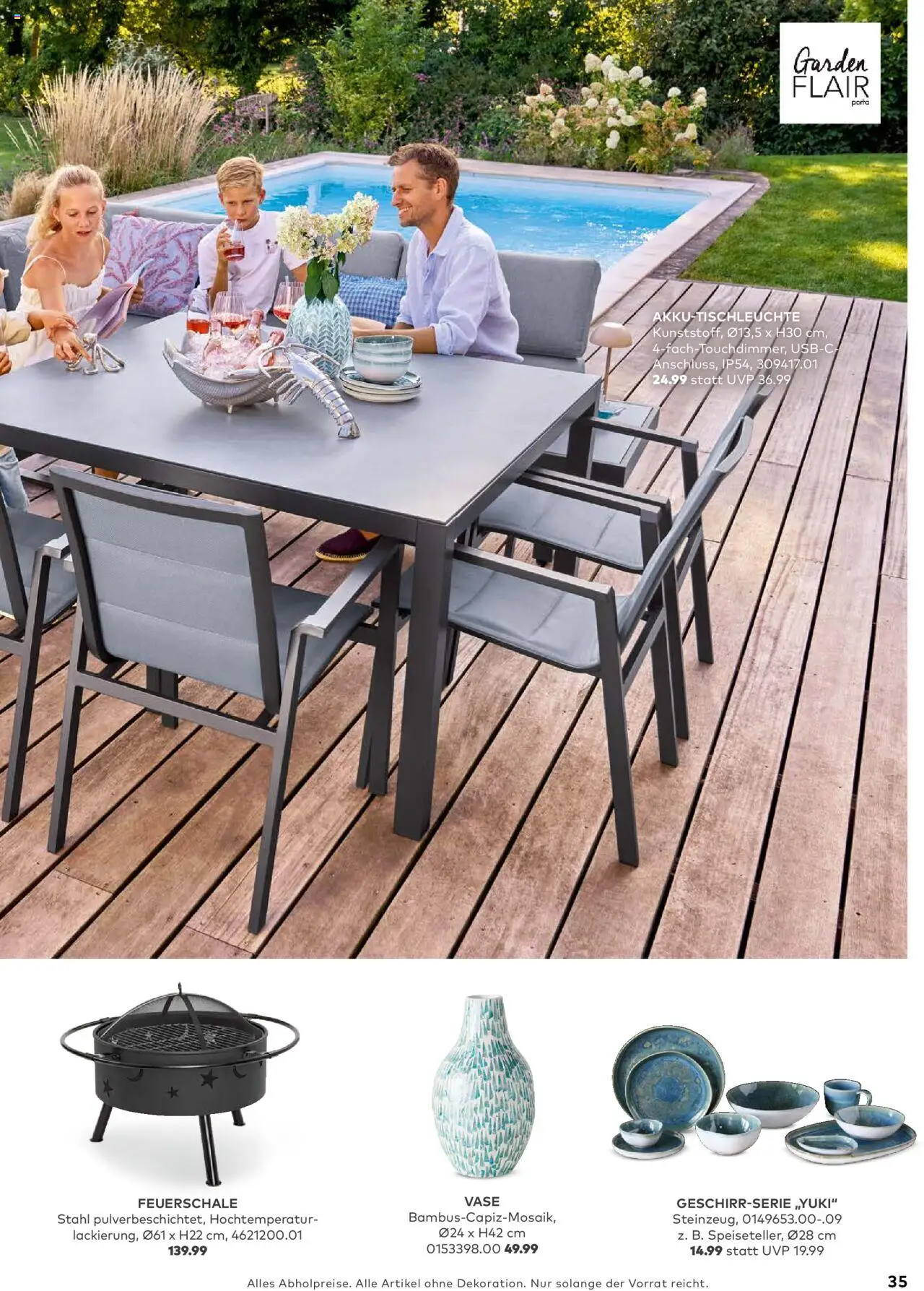 Porta! - Outdoor - Gartenmöbelkatalog 2025 - gültig ab dem 02.03.2025 | Seite: 35 | Produkte: Vase