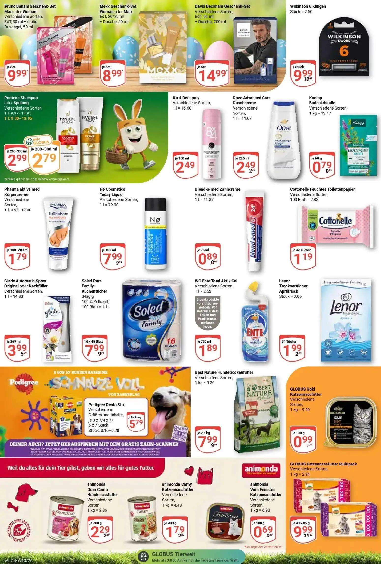 Globus prospekt Weischlitz	 – gültig ab 23.03.2026 | Seite: 20 | Produkte: Lenor, Shampoo, Körpercreme, Deospray