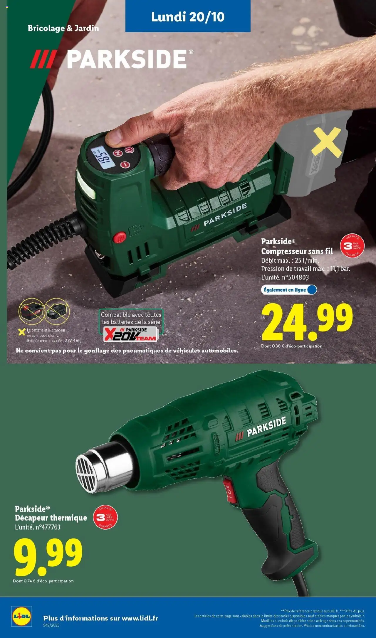 {H1} | Page: 62 | Produits: Compresseur, Batterie