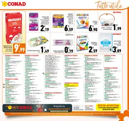 Anteprima del volantino Conad Sicilia catalogo valido a partire dal 02.01.2026 | Pagina: 23 | Prodotti: Pannolini, Stampante, Pastelli, Cestino
