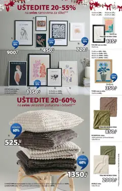 Jysk katalog - pregled Jysk kataloga - važi od 10.12.2025 | Strana: 5 | Proizvode: Jastuk, Ćebe, Ram za slike