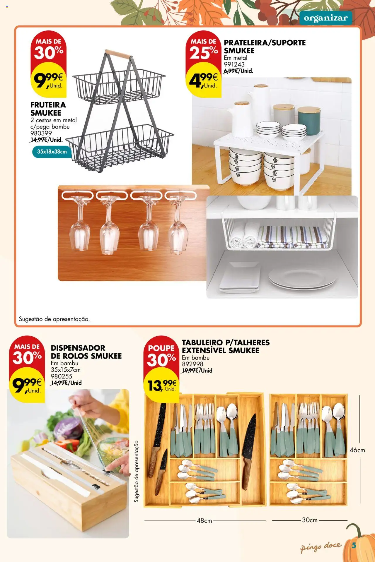 Pingo Doce - Bazar Outono │ válido de 23.09.2025 | Página: 5 | Produtos: Fruteira