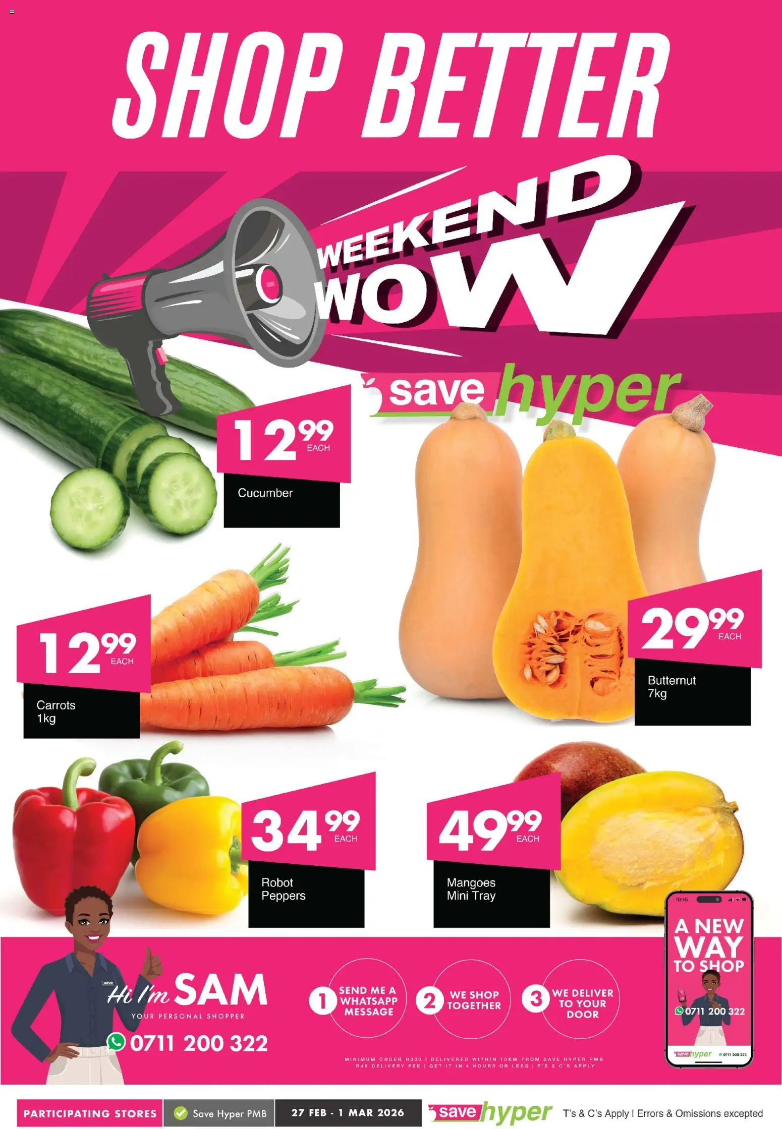 New Save catalogue – valid from 27.02.2026 | Page: 1 | Products: Tray, Carrots