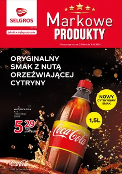 Pogląd oferty "Selgros cash&carry Gazetka - Markowe produkty" - ważna od 23.10.2025
