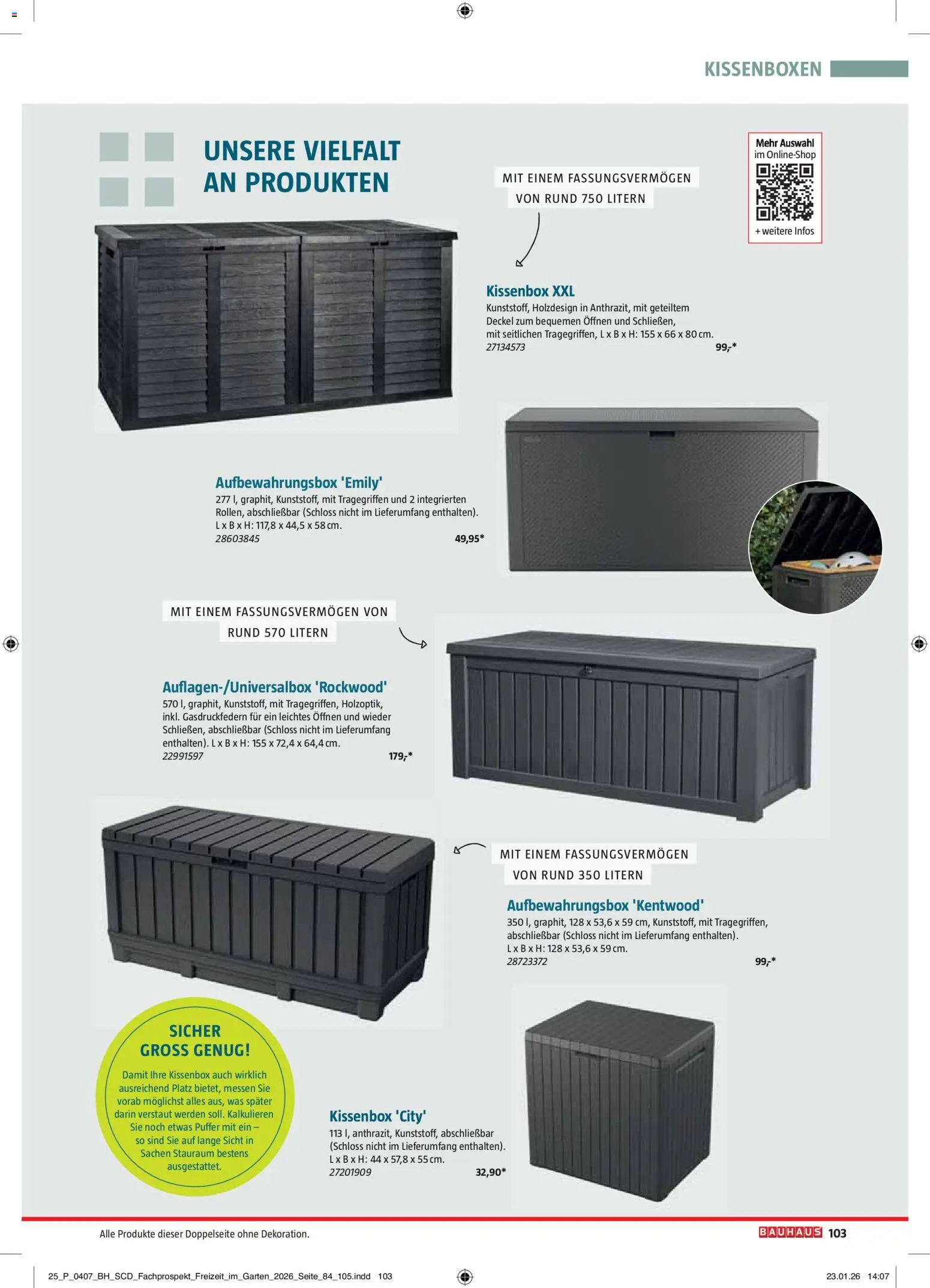 Bauhaus Freizeit im Garten gültig ab 01.05.2026 | Seite: 103
