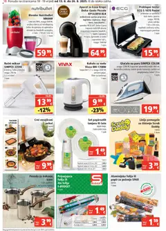 Spar katalog | vrijedi od 13.08.2025 | Stranica: 18 | Proizvodi: Nescafe, Šalica, Kabel, Blender