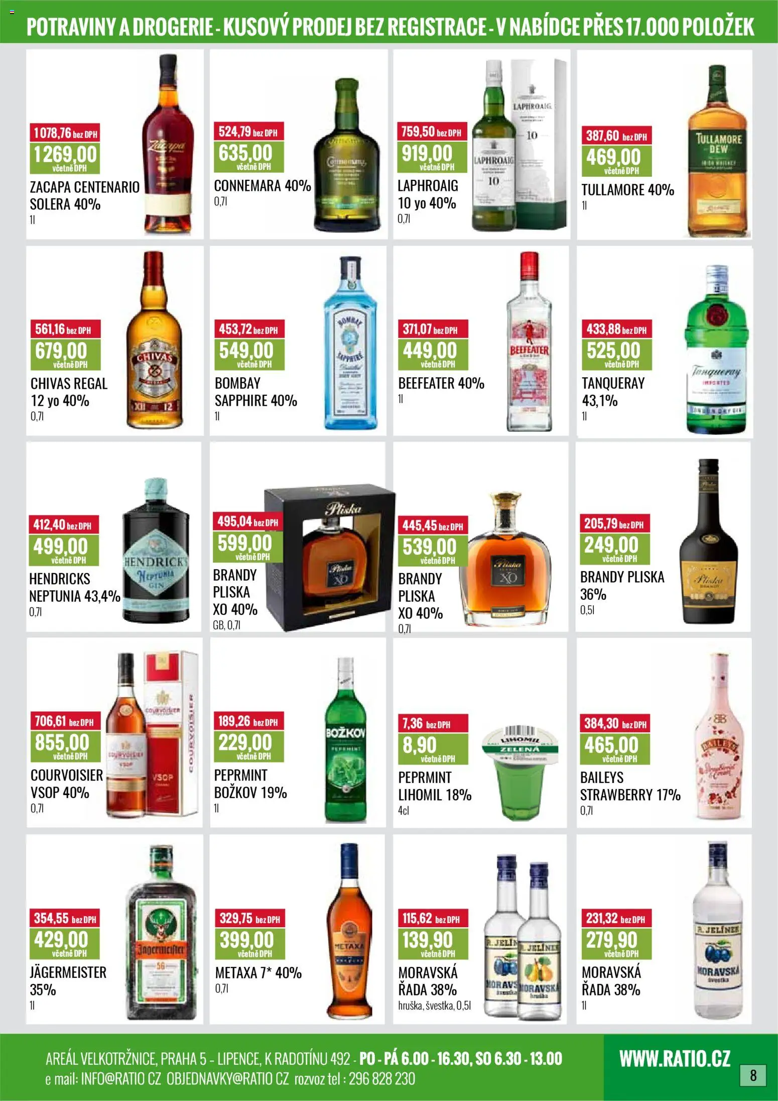 Ratio leták od 01.02.2026 | Strana: 9 | Produkty: Jägermeister, Chivas Regal, Brandy, Božkov