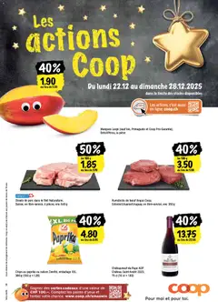 Coop - Les actions de la semaine ab 22.12.2025 gültig