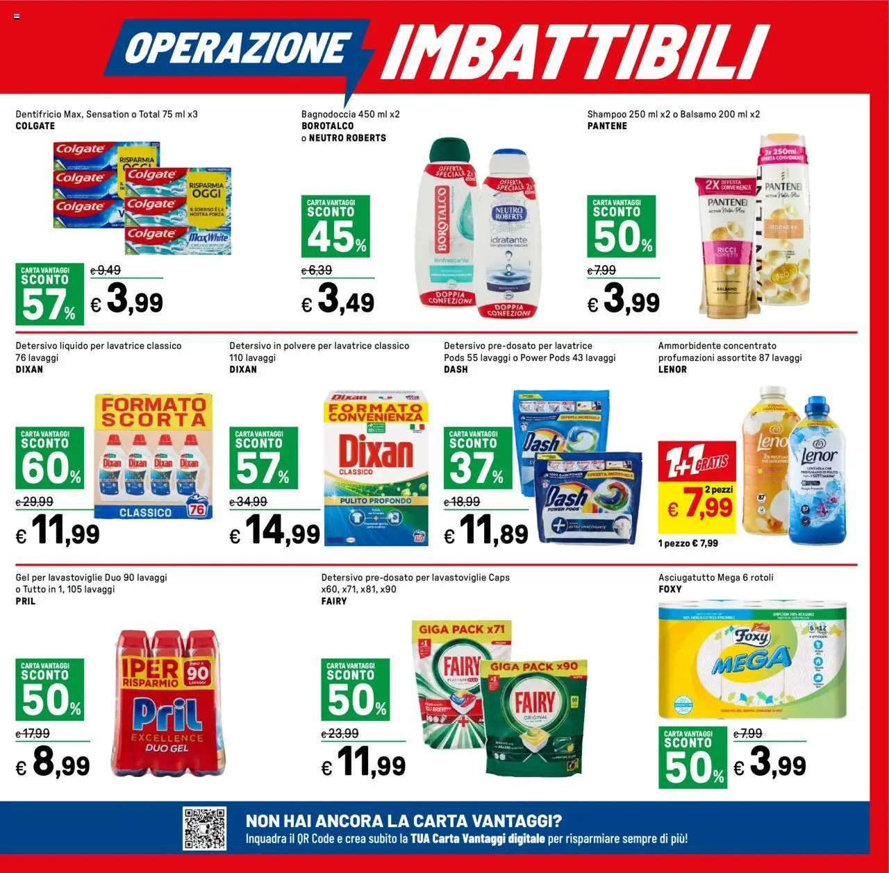 Volantino Iper del 24.08.2025 | Pagina: 5 | Prodotti: Shampoo, Balsamo, Dentifricio, Detersivo in polvere