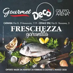 Anteprima del volantino Decò volantino Gourmet Sicilia valido a partire dal 24.02.2026