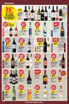 Pré-visualização Pingo Doce Poupe Esta Semana Açores válido de 23.10.2025 | Página: 22 | Produtos: Whisky, Licor, Vinho, Gin