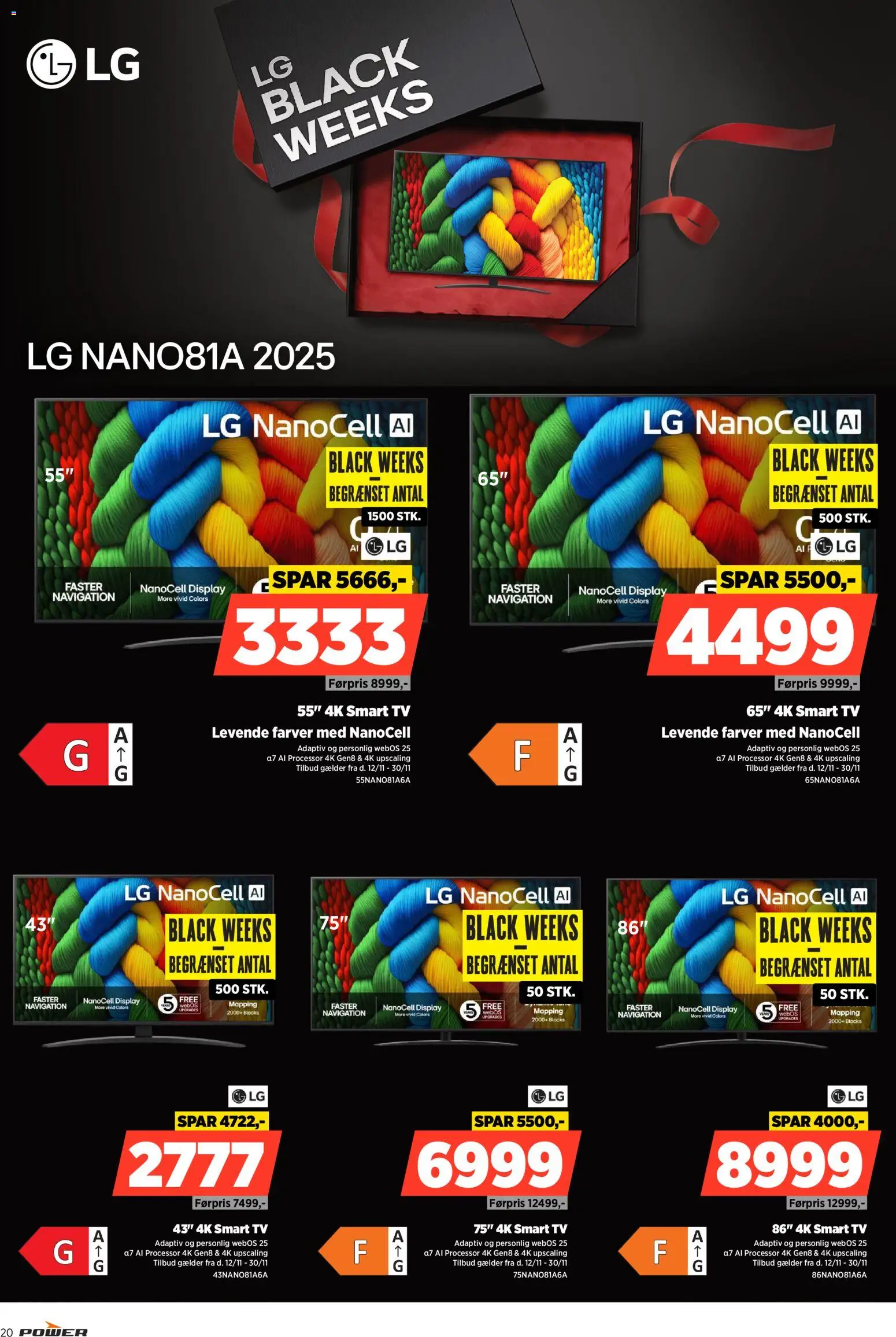 Power tilbudsavis – gyldig fra 28.11.2025 | Side: 20 | Produkter: Processor, Smart TV, TV, Navigation