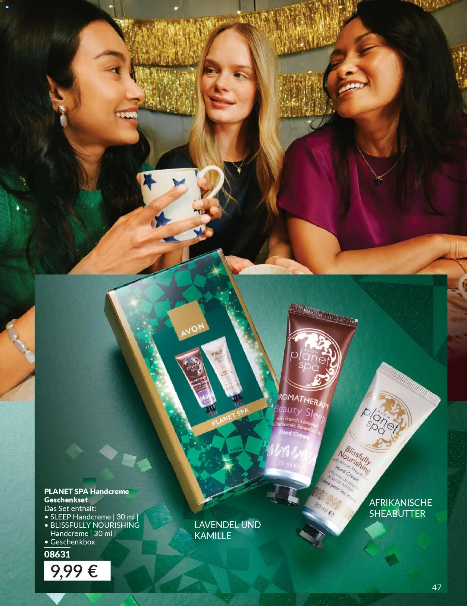 AVON Weihnachtsgeschenkideen – gültig ab 01.11.2025 | Seite: 47 | Produkte: Creme, Handcreme, Lavendel