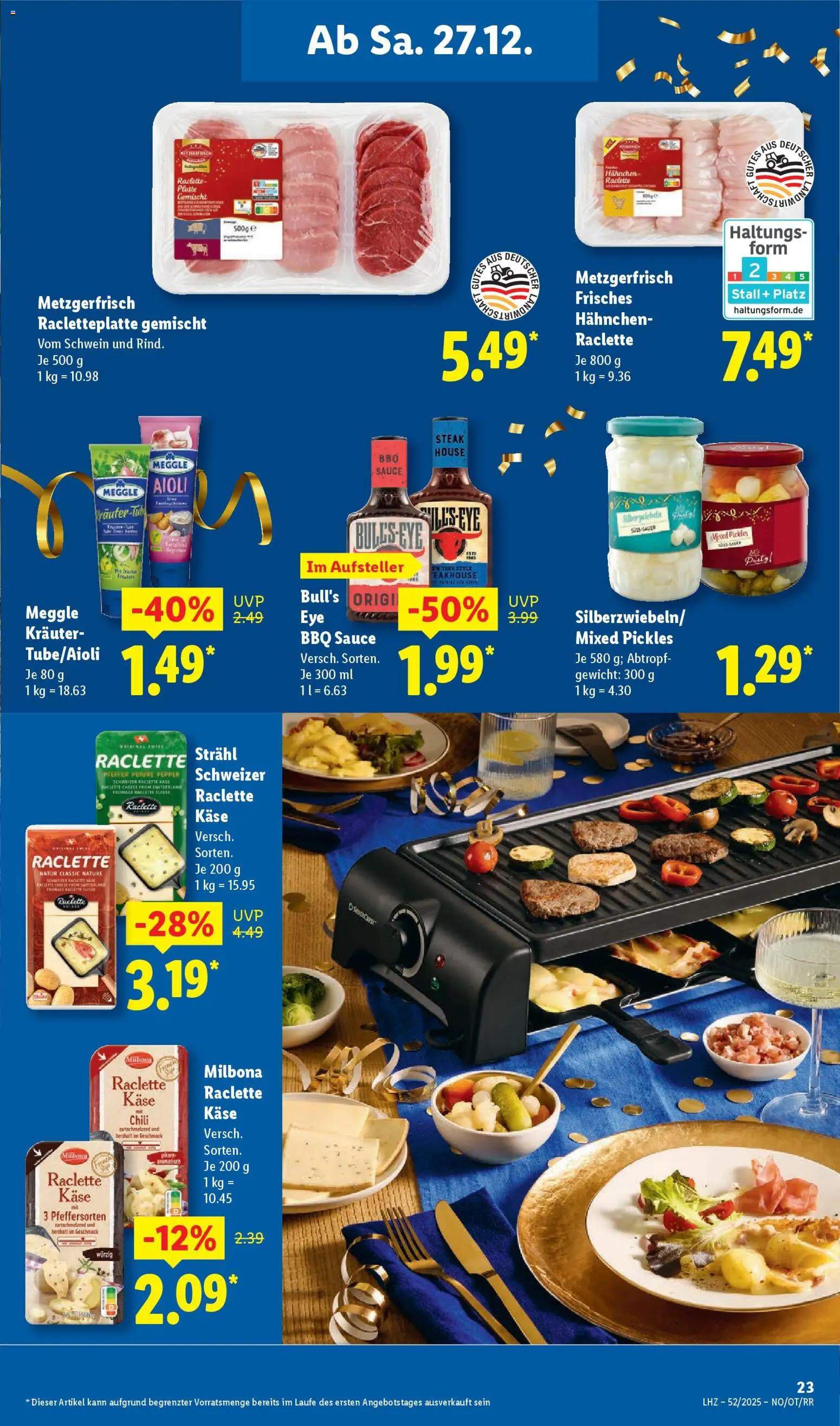 Lidl Prospekt Bestwig – gültig ab 22.12.2025 | Seite: 41 | Produkte: Käse, Pfeffer, Chili, Raclette