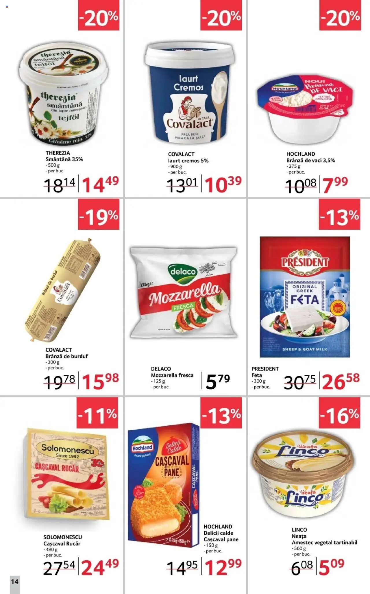 Noul catalog Selgros – valabil de la 17.10.2025 | Pagină: 14 | Produse: Light Kedi Konservesi, Lapte, Brânză, Smântână