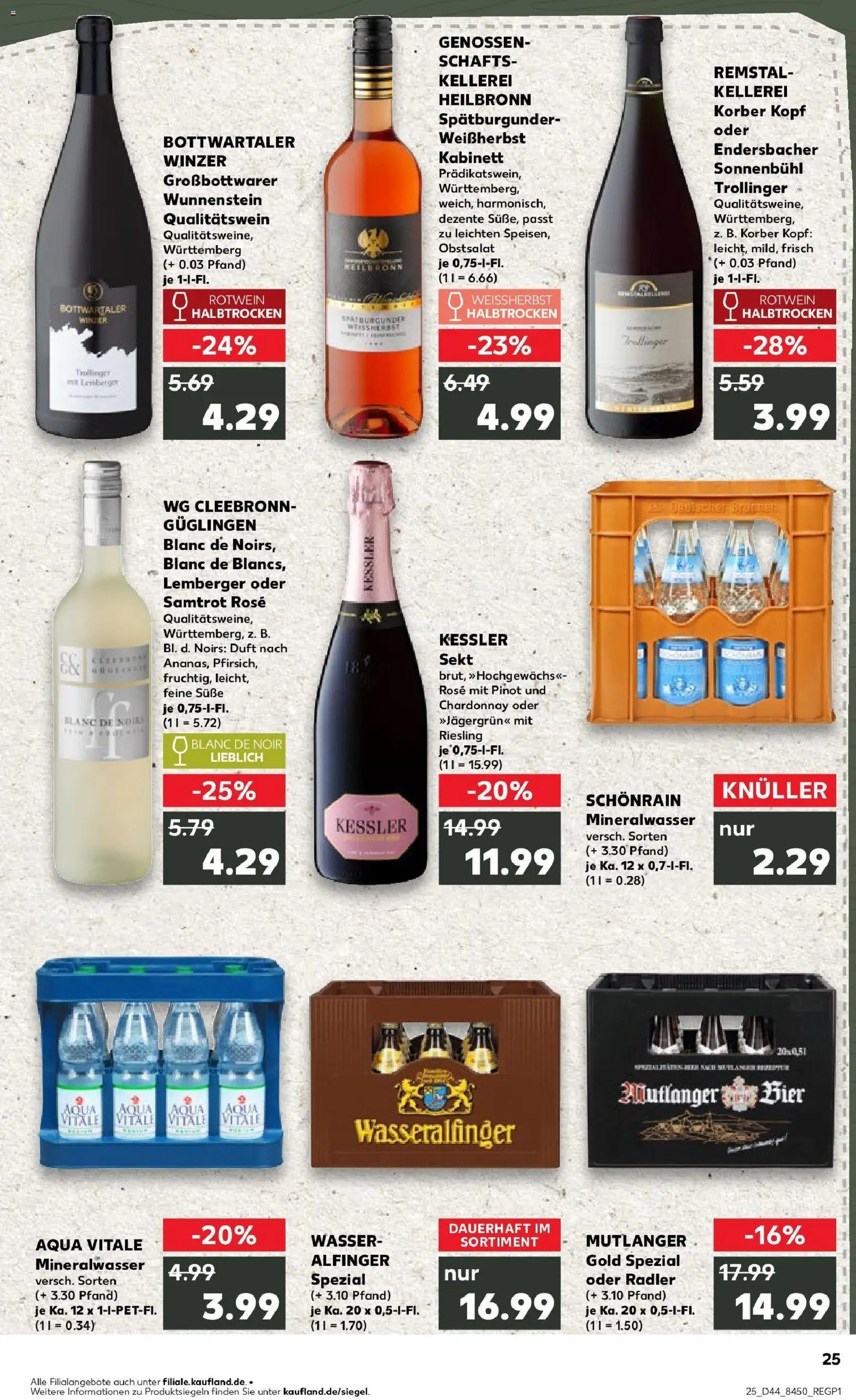 Kaufland prospekt Schwäbisch Gmünd	 – gültig ab 30.10.2025 | Seite: 25 | Produkte: Duft, Mineralwasser, Radler, Wasser