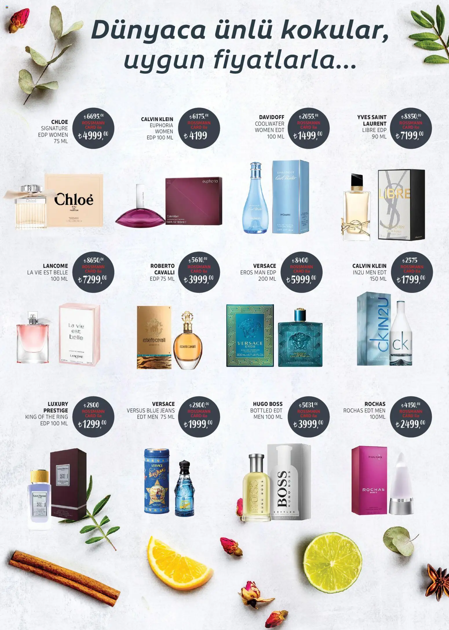 Rossmann İndirim - 02.01.2026 tarihinden itibaren geçerlidir | Sayfa: 7 | Ürünler: Parfüm